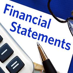 Image of financial statements